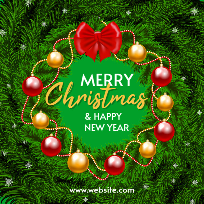 Christmas Instagram Post 2025 Instagram Post Template PosterMyWall