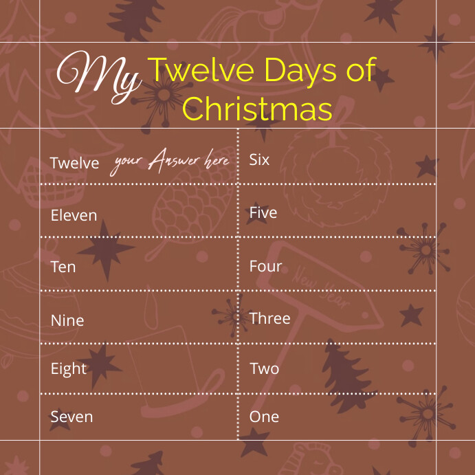 Christmas interactive post Template | PosterMyWall