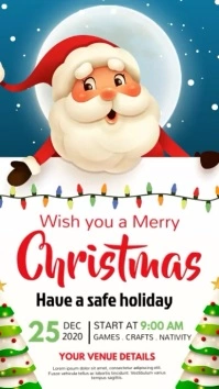 christmas invitation instagram story template