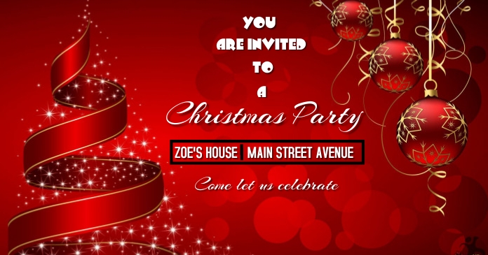Christmas invite Template | PosterMyWall