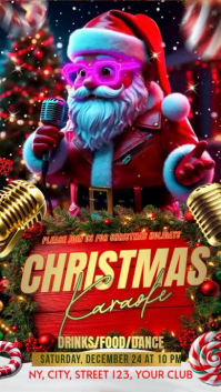 Christmas Karaoke Instagram 快拍 template