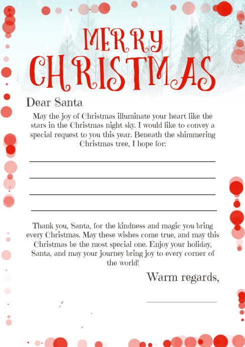 Christmas list Border Template PosterMyWall