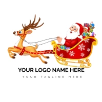 christmas list Logotipo template