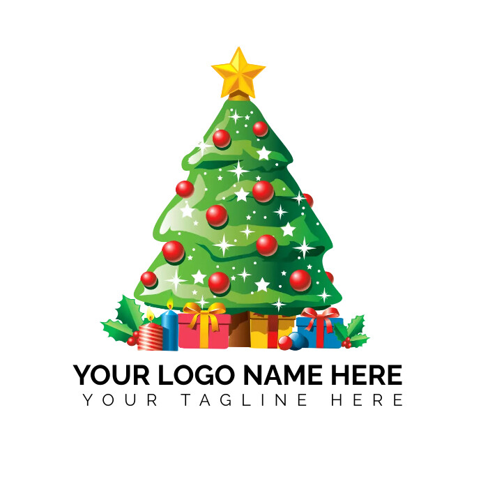 Christmas Logo Template PosterMyWall christmas-logo-template-postermywall