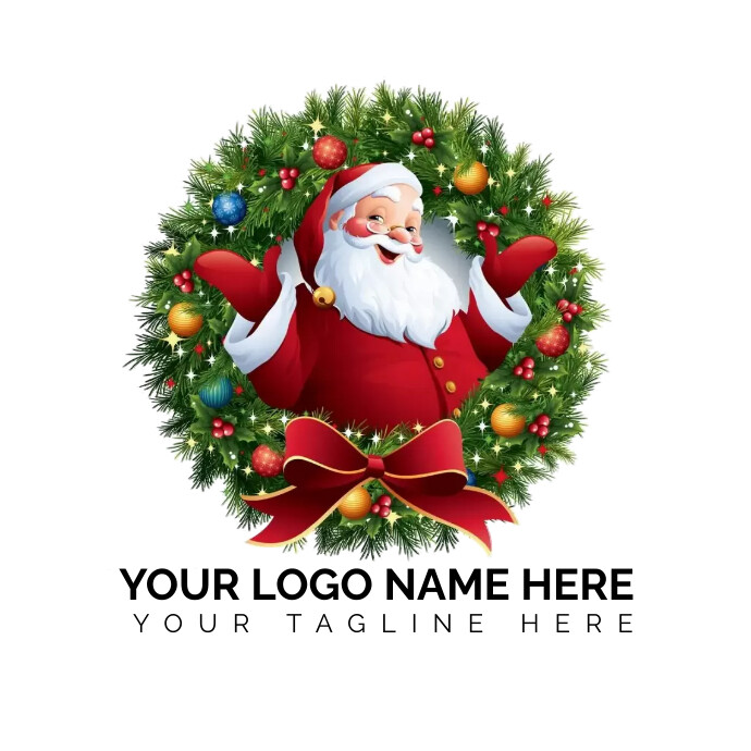 Christmas Logo Template PosterMyWall christmas-logo-template-postermywall