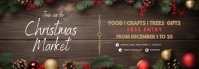 Christmas market Tumblr Banner template