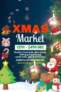 Christmas market Pinterest 图片 template
