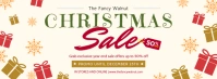 Christmas Market Sale Banner Facebook Cover Photo template