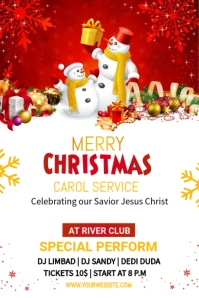 Christmas market Tumblr Graphic template