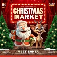 christmas market video template Instagram-Beitrag