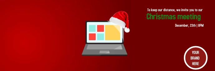 Christmas meeting E-mail Заголовок эл. почты template