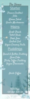 Christmas Menu Media Página Oficio template