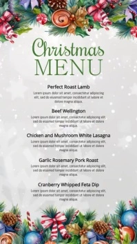 Christmas Menu Umbukiso Wedijithali (9:16) template