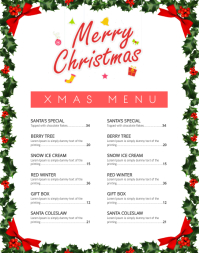 Christmas Menu Template from d1csarkz8obe9u.cloudfront.net