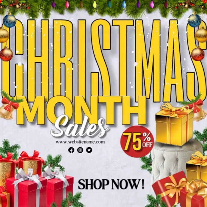Copy of Christmas Month Sale Flyer (2) | PosterMyWall