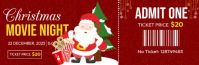 Christmas Movie Night Ticket Email Header template