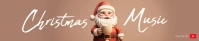 Christmas music santa claus soundcloud banner template