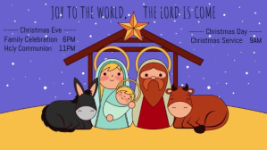 Christmas Nativity Video Tampilan Digital (16:9) template