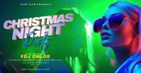 Christmas Night Party Annuncio Facebook template
