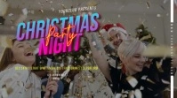 Christmas Night Party Twitter Post template