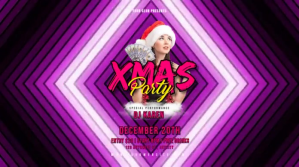 Christmas Night Party Twitter Post template