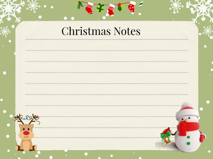 Christmas Notes Template PosterMyWall christmas-notes-template-postermywall