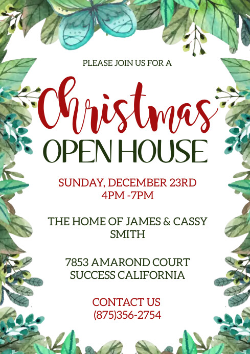 Free Christmas Event Flyer Template Free Christmas Event Flyer Template