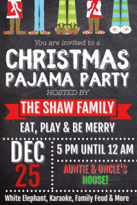 13 260 Pajama Party Customizable Design Templates