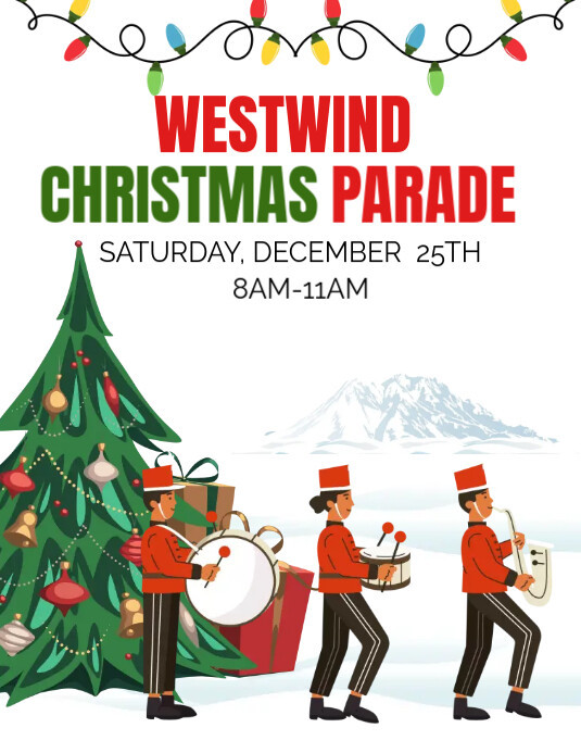Christmas Parade Template PosterMyWall