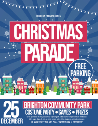 6 900 christmas customizable design templates postermywall christmas parade flyer template