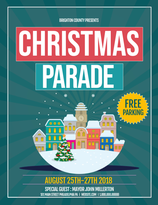 Parade Flyer Template