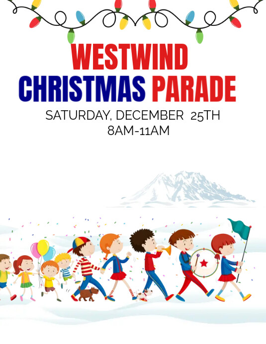 Christmas Parade Template PosterMyWall