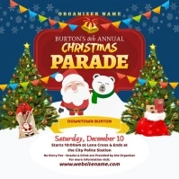 Christmas Parade Instagram Video Animation Po template
