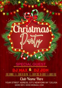 Christmas PARTY (1) A2 template