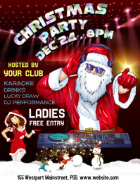 Holiday appreciation invitation, corporate party grateful for you Company Christmas Party Event Template | PosterMyWall