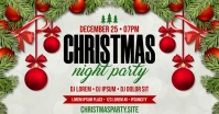 CHRISTMAS PARTY BANNER Facebook Shared Image template