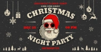 CHRISTMAS PARTY BANNER Facebook Shared Image template