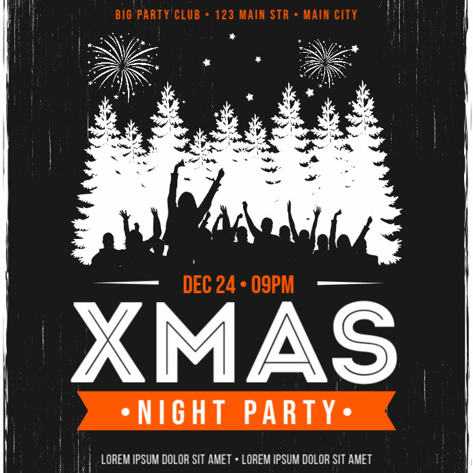 CHRISTMAS PARTY BANNER | PosterMyWall