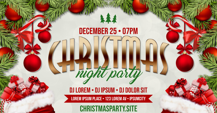 Copy of CHRISTMAS PARTY BANNER | PosterMyWall