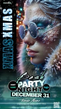 CHRISTMAS PARTY BASH Instagram Story template