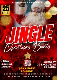 christmas party A5 template