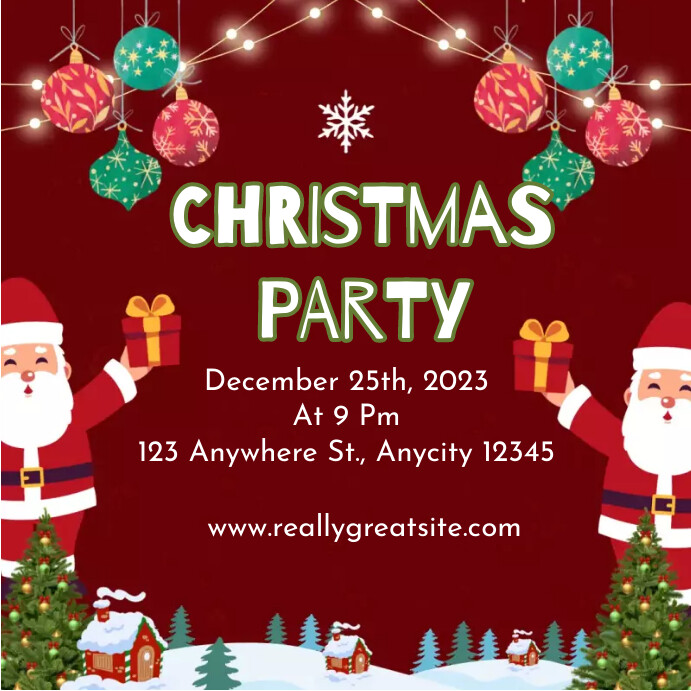 Copy Of Christmas Party PosterMyWall copy-of-christmas-party-postermywall