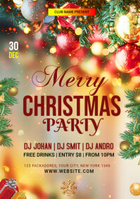 Christmas party A3 template