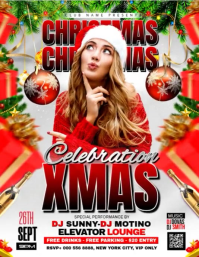 CHRISTMAS PARTY Flyer (US Letter) template