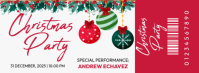 Christmas Party Facebook Cover Photo template