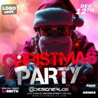 christmas Party Publicação no Instagram template