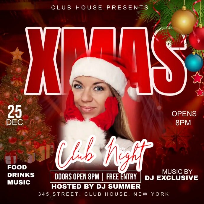 christmas party Template | PosterMyWall