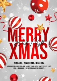 Christmas party A5 template
