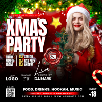 CHRISTMAS PARTY Instagram 帖子 template