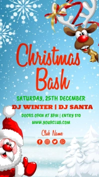 Christmas party Instagram Story template